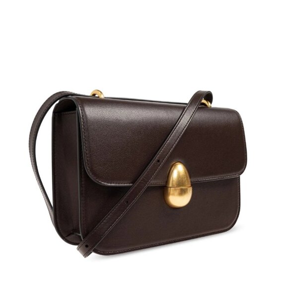 Neous Phoenix Leather Shoulder Bag Dark Chocolate - Picture 3 of 13